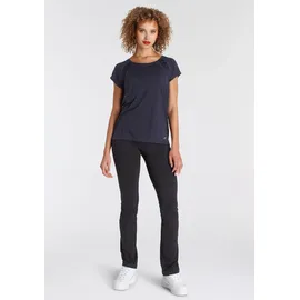 fayn sports FAYN SPORTS, Damen, Gr. 40, N-Gr, schwarz, Jersey, Obermaterial: 80% Polyester, 20% Elasthan, bootcut fit lang, Hosen Leggings, aus Funktionsmaterial