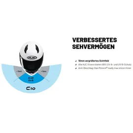 HJC Helmets C10 Solid schwarz, 2XS (52-53)