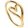 Pandora Damenring Herz Klein Goldfarben, 52/16,6