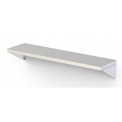 Edelstahl-Regal mit glatter Wand Regal 600x300mm