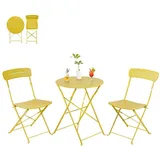 luxuskollektion Bistro Set 2-tlg. Gelb