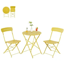 luxuskollektion Bistro Set 2-tlg. Gelb