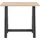 Mäusbacher Bartisch 140 x 105 x 70 cm Schwarz