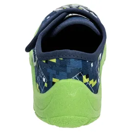 Fischer Markenschuh Klett-Hausschuh Blau 25