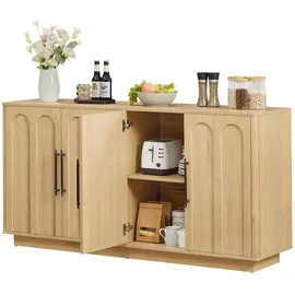 Okwish Sideboard 160 x 80 x 40 cm Braun