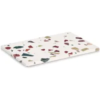 Zeller PRESENT "Terrazzo", weiß, bunt, B:20cm H:14cm L:30cm, Dolomit, Servierplatten, Servierplatte, Modernes Desing