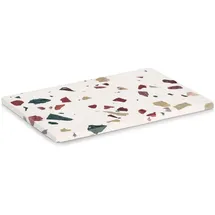 Zeller PRESENT "Terrazzo", weiß, bunt, B:20cm H:14cm L:30cm, Dolomit, Servierplatten, Servierplatte, Modernes Desing