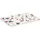 Zeller PRESENT "Terrazzo", weiß, bunt, B:20cm H:14cm L:30cm, Dolomit, Servierplatten, Servierplatte, Modernes Desing