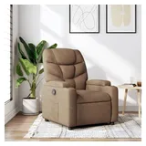 vidaXL Relaxsessel 54,8 x 100 x 73,9 cm Braun mit verstellbarer Rückenlehne