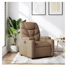 vidaXL Relaxsessel 54,8 x 100 x 73,9 cm Braun mit verstellbarer Rückenlehne