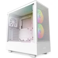 NZXT H5 Flow RGB White - Gehäuse - Miditower - Weiß