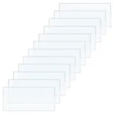 Qomcsrl Polyester-Film Innenscheibenschutz Sandstrahlkabine 6 Stück Abrasivstrahlkabinen-Linsenschutz 22 X 10 12 Stück
