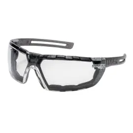 Uvex x-fit (pro) 9199180 Schutzbrille inkl. UV-Schutz Grau