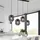 GLOBO Gitter 4-flg. 98 cm rund schwarz Metall