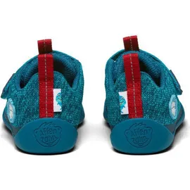 Affenzahn Knit Happy Shark Klettschuh Blau - Blau - 31