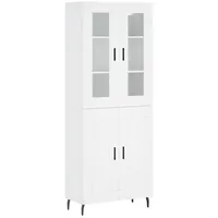 VidaXL Highboard Weiß 69,5x34x180 cm Holzwerkstoff