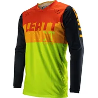 Leatt 4.5 Lite Motocross Jersey, orange/grün, M