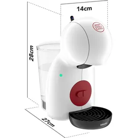 Krups NESCAFÉ DOLCE GUSTO PICCOLO XS by rot/schwarz manuelle Kaffeekapselmaschine