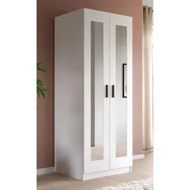 xonox.home Wäscheschrank Visby 80 x 195 x 56 cm Weiß