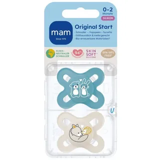 Mam Baby MAM Schnuller Original Start Silikon 0-2 2 Stück