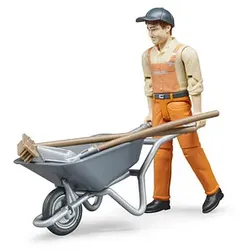 bruder 62130 Kommunalarbeiter Spielfigur 4001702621308 bruder