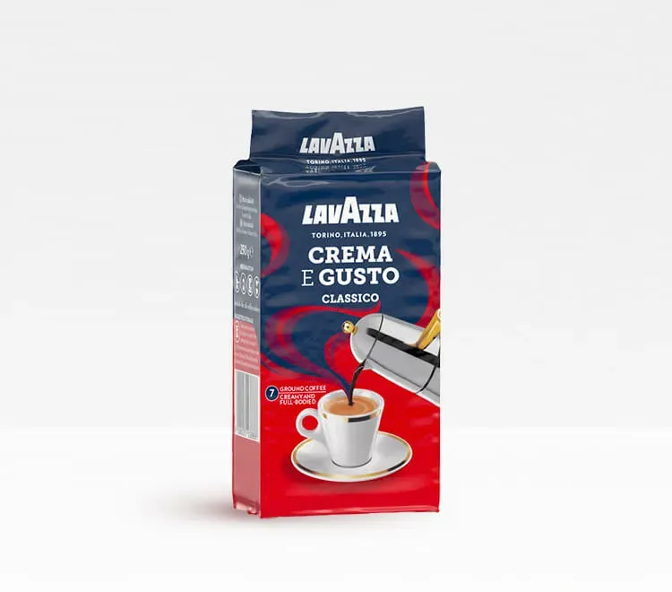 Lavazza Crema e Gusto Classico, 250 g, Medium geröstet, Espresso, Tasche