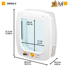 Ferplast Swing 9 Katzenklappe Weiß One Size