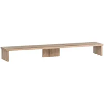 MÖBELPARTNER Mid.you Bildschirmerhöhung, Wildeiche, Holzwerkstoff, 110x12.7x20 cm braun, 110x20 cm
