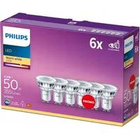 Philips LED-Spot 929001215233 5W GU10 warmweiß 6 St.