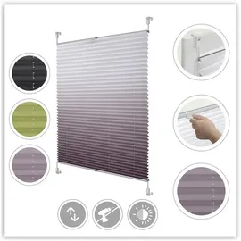 Lichtblick Plissee Klemmfix, ohne Bohren, verspannt, Farbverlauf