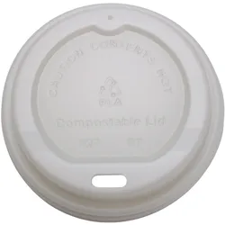 emissimo Mais Deckel PLA - passend für Pappbecher  3 oz - biologisch abbaubar  50 Stück