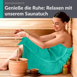 Lashuma Handtuch 80 x 220 cm grün