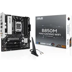 ASUS B850M MAX GAMING WIFI, AMD, Sockel AM5, AMD Ryzen 7000 Series, AMD Ryzen 80