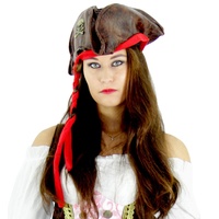 Foxxeo Piraten Hut für Erwachsene – Damen und Herren Piraten Mütze zu Fasching Karneval Motto-Party