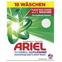 1 x 900g Ariel Universal Pulver Waschpulver Waschmittel Fleck-weg-Power 18WL