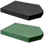 CWOQOCW Oxford Tuch Bootsform Sandkastenabdeckung Wasserdicht Staub Sandkasten Pool Schutzhülle mit Aufbewahrungstasche für Kinder Garten Spielplatz (Schwarz)