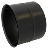 Bertrams ST-Pu Wandfutter Ø 150 mm doppelt 0,8 mm pulverbeschichtet schwarz