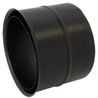 Bertrams Wandfutter ST-Pu Ø 150 mm doppelt 0,8 mm pulverbeschichtet schwarz