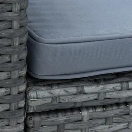 Estexo Polyrattan Sofa Set 7-tlg. grau
