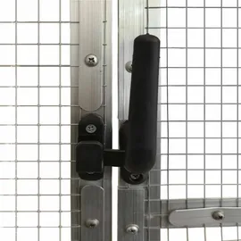 vidaXL Voliere Silbern 179 x 200 x 185 cm Aluminium