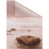 Lichtblick Fensterfolie Stone - rot B/L: ca. 100x130 cm (B x L)