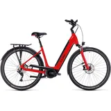 Cube Supreme Sport Hybrid Pro 500 - Easy Entry Elektro Trekking Bike 2024 | red ́n ́black - 28" - S