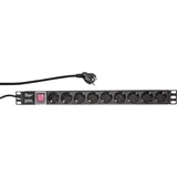Logilink Steckdosenleiste 9-fach 2 m Schwarz 1 St.