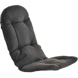 Korb-Outlet Schaukelstuhl Auflage Schwarz Polster Kissen 120x50 deutsche Herstellung Auflagekissen Kissenauflage für Schaukelsessel
