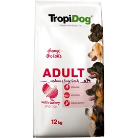TropiDog Premium Adult Truthahn & Reis 2 x 12 kg