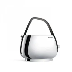 Bugatti Jackie Design Wasserkocher chrom/schwarz 1,2L  App , Temperaturwahl