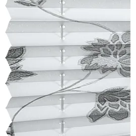 GARDINIA Plissee Concept Flowers and Plants 50 x 130 cm weiß