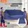 Vevor 12x Umzugsdecken 2032x1829mm Möbeldecken Vliesstoff + recycelte Baumwolle Lagerdecken Umzug Packdecken Transport-Decken Möbelpackdecken Verpackungsdecken zum Schutz für Möbel