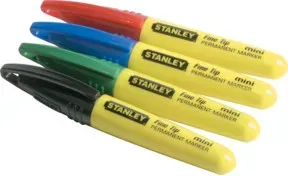 Stanley Permanentmarker Mini mit feiner Spitze, farbig