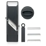Global GEMÜSEHOBEL 64 mm Würfel/Scheiben/Julienne 1-tlg. Schwarz